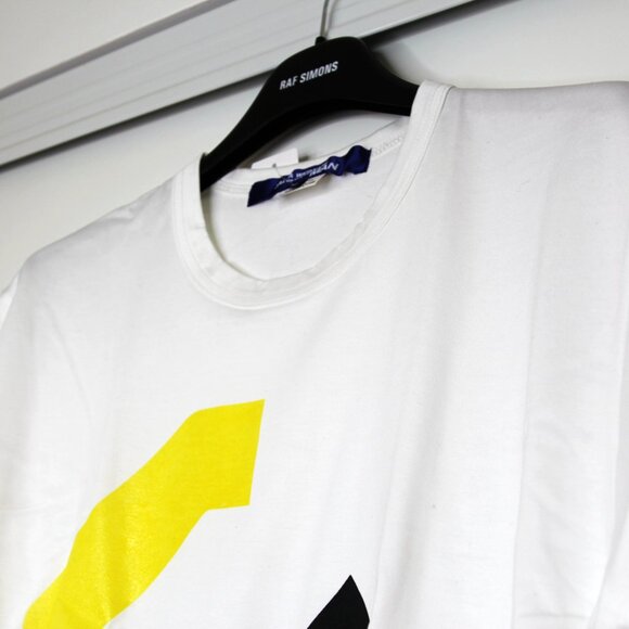 BNWT AW18 JUNYA WATANABE BLACK AND YELLOW PRINT TSHIRT M - Picture 4 of 12